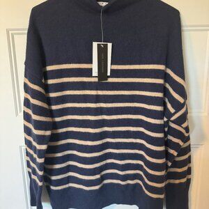Magaschoni 100% Cashmere Mock Neck Sweater, NWT